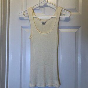 Michael Stars 100% American Cream Tank Top Size S EUC